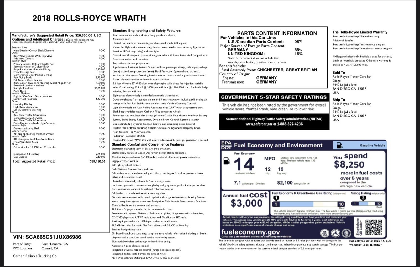 Used 2018 Rolls-Royce Wraith For Sale (13)