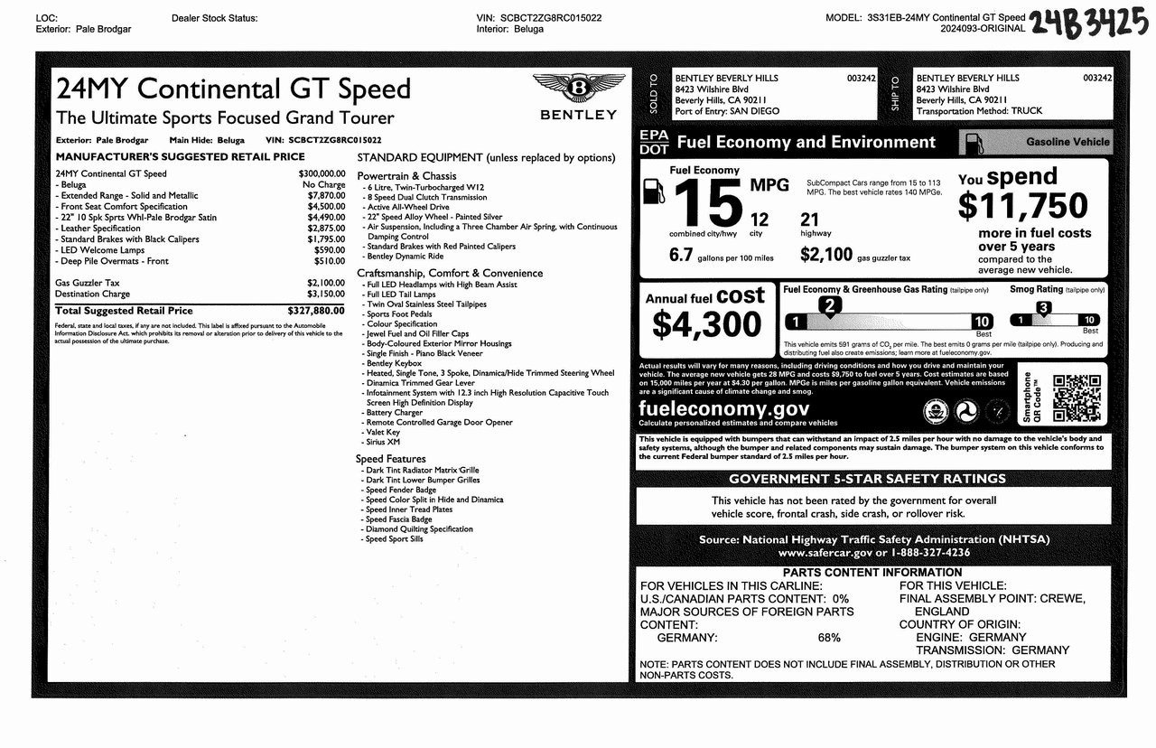 2024 Bentley GT Speed For Sale (3)